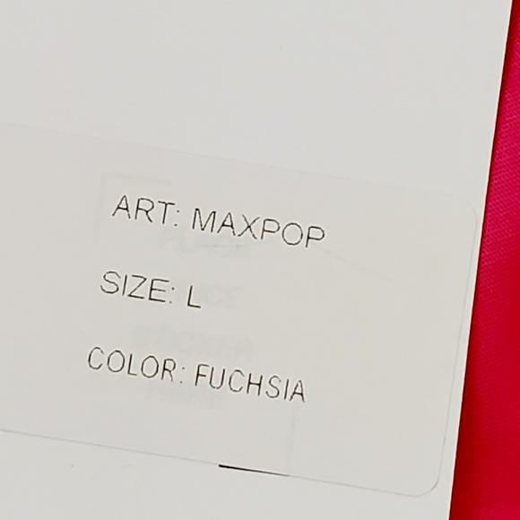 NWT Fuchsia Pink Midi Italian Dress ( Size L) - Picture 9 of 11